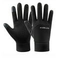 thumbnail image 1 of Outfmvch Winter Gloves Womens Gloves Fashion Men Driving Keep Warm Point Finger Windproof Winter Sprot Screen Gloves Gloves Black L, 1 of 5