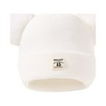 thumbnail image 1 of Outfmvch Winter Hats For Women Winter Hats For Men Kids Winter Pompom Hat Knitted Ski Hat Double Pom Cap For Girls Boys Beanie White One Size, 1 of 8