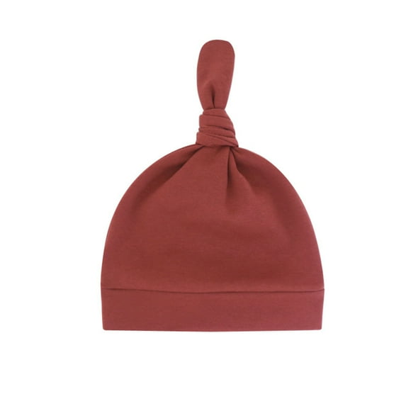 Outfmvch Winter Hats For Women Beanie Newborn Hats Autumn Winter Soft & Warm Knotted Cap For Boys And Girls - Organic Baby Hats 0-6 Month Old Winter Hats For Men Wine One Size