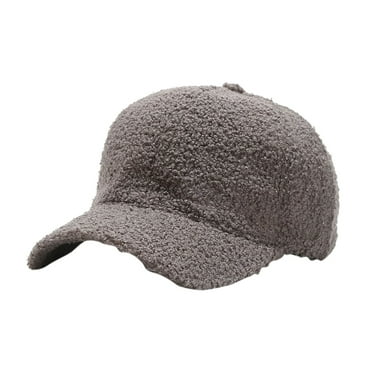 Outfmvch Winter Hats For Women Winter Hats For Men Outdoor Camouflage Adjustable Cap Fishing Hunting Hiking Basketball Snapback Hat Faux Fluffy Beanie Gray M