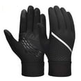thumbnail image 1 of Outfmvch Winter Waterproof Ski Snow Warm Gloves for Women Men, Windproof Cold Weather Thermal with Touchscreen Fingers, for Running Driving Cycling Hiking Biking Outdoor Sports Daily Work Black 1 L, 1 of 9