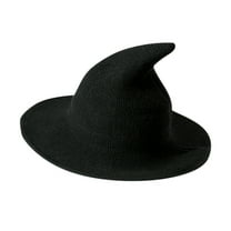 Outfmvch Witch Hat Wide Brim Hats for Women Foldable Hats for Women Travel Hat for Men Women Hats Golf Hat Mens Straw Hat Black One Size