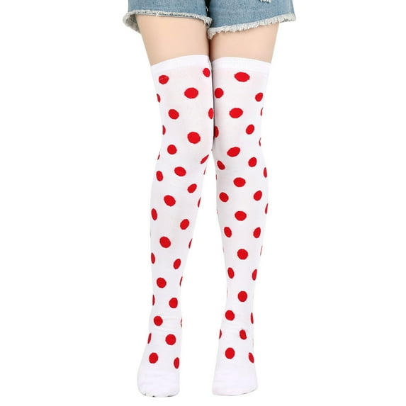 Outfmvch Womens Ruffle Socks Thigh High Socks Calf Socks for Women Women's Compression Socks Gym Socks Women High Socks Women Vintage Socks White A