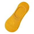 thumbnail image 1 of Outfmvch Womens Socks Christmas Socks Women'S Combed Cotton Socks Summer Solid Color U Shaped Silicone Anti Slip Socks Socks Yellow One Size, 1 of 2