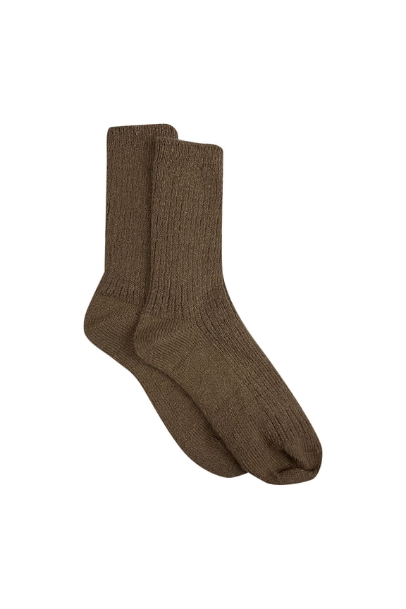 Womens Socks Thigh High Socks Women Autumn And Winter Solid Color Wool Socks Simple Fashion Solid Color Mid Tube Socks Christmas Socks Women Khaki One Size