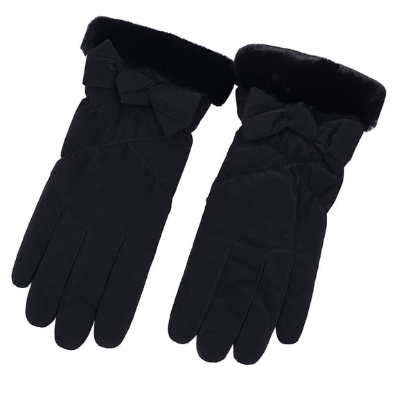 Outfmvch Womens Winter Gloves Women Gloves for Cold Weather Womens Snow Gloves Winter Work Gloves Thermal Gloves Hunting Gloves Winter Motorcycle Gloves Black One Size