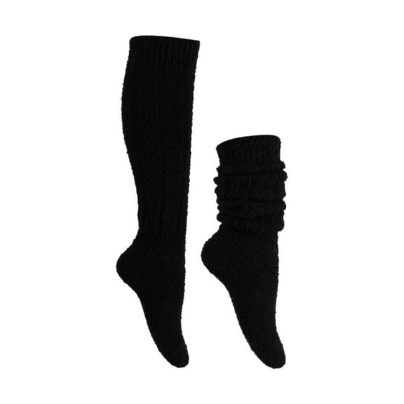 Outfmvch Wool Socks,Fuzzy Socks Crew Socks Thick Socks Winter Extra Thick and Moon Socks Warm Home Stockings Ankle Socks Warm Socks Black One Size