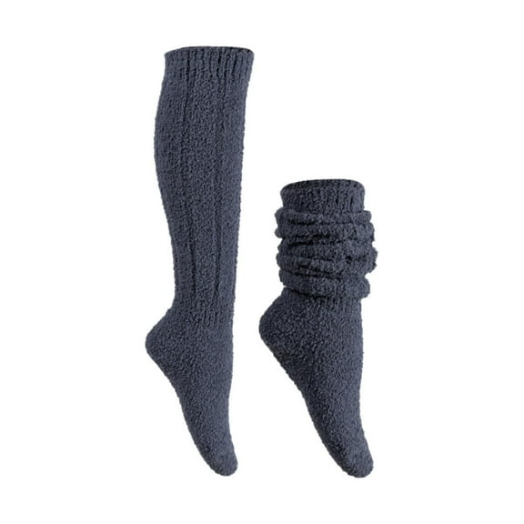 Outfmvch Wool Socks,Fuzzy Socks Crew Socks Thick Socks Winter Extra Thick and Moon Socks Warm Home Stockings Ankle Socks Warm Socks Blue One Size