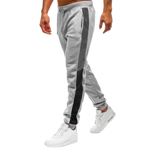 Outfmvch Work Pants for Men Skorts for Women Casual Summer Spring Color Matching Stitching Casual Cropped Trousers Lace up Sports Trousers Gym Shorts for Men Grey L Walmart Business Supplies