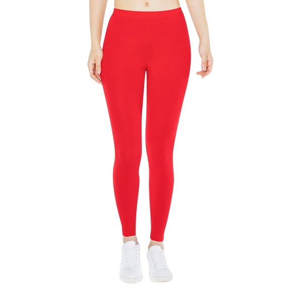 Outfmvch Yoga Pants Butt Lifting Leggings for Women Cotton Leggings Sheer Pantyhose for Women Fleece Tights Women's Pants Red L