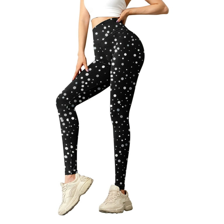 Outfmvch Yoga Pants Women Sweatpants Women Polyester Relaxed Pull-On  Styling Straight-Leg Lightweight Two Pockets Cropped High Waisted Yoga  Pants For