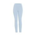 thumbnail image 1 of Outfmvch Yoga Pants Women Yoga Pants Polyester Relaxed Pull-On Styling Straight-Leg Lightweight Two Pockets Long Yoga Pants With Pockets Light Blue M, 1 of 4