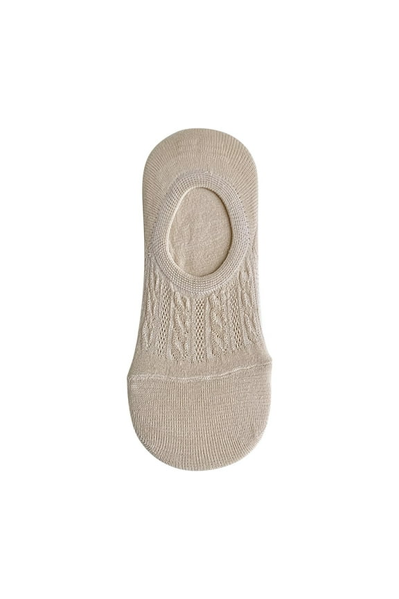 ankle socks for women crew socks for women Mesh Socks No Show Socks For Mesh Ventilating Liner Socks No Slip Low Cut Socks For Sneakers Running Socks Athletic Socks Women Beige One Size