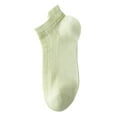 thumbnail image 1 of Outfmvch ankle socks for women ruffle socks running socks 1 Pair Socks Hollow Out Mesh Thin No Odor High Breathable Sweat Anti Shrink Sports Socks Tube Socks Grip Socks Soccer Green One Size, 1 of 3