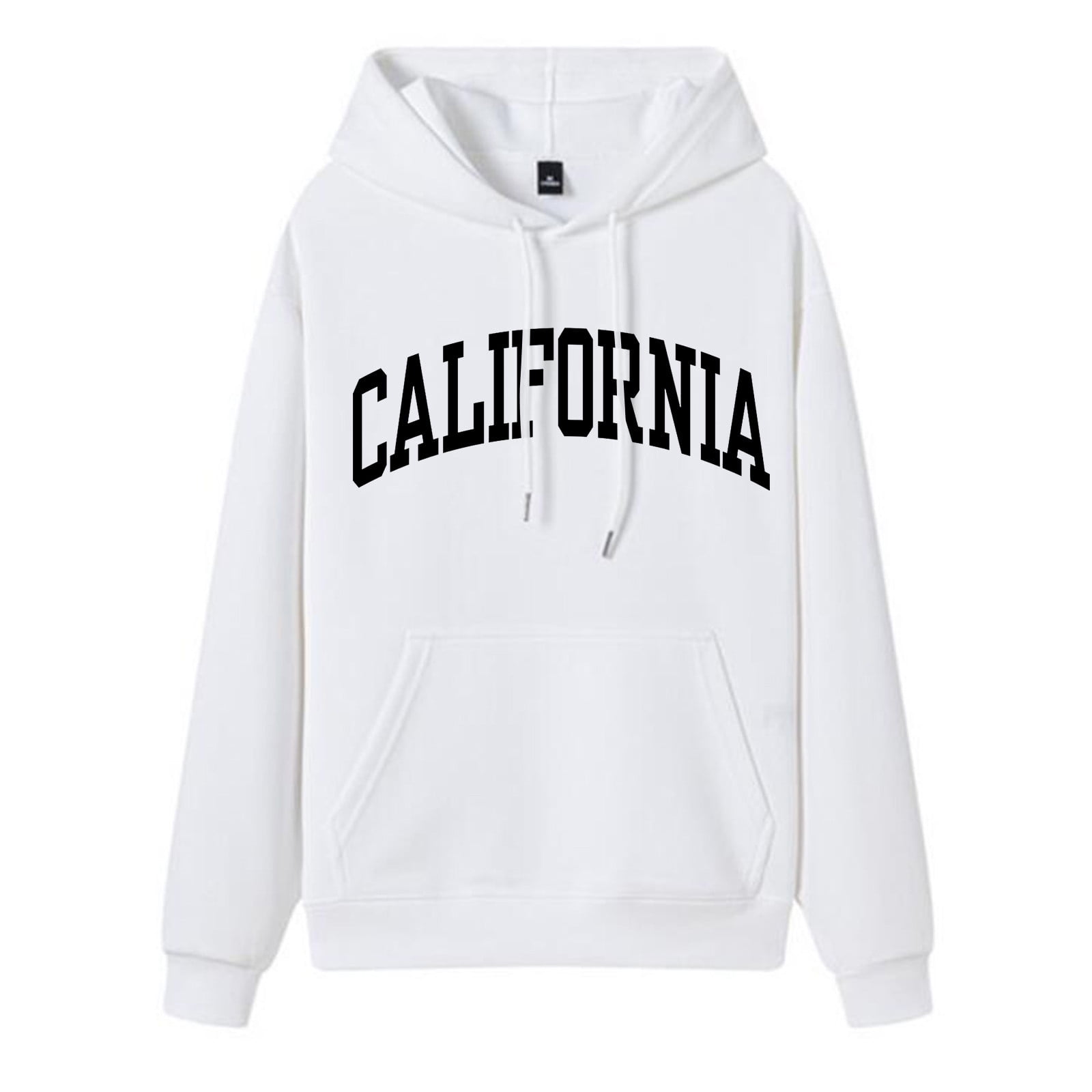 Outfmvch hoodies for women Casual Fashion Letter Print Hoodie
