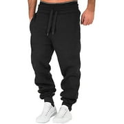 Outfmvch joggers for men Splicing ed Overalls Pocket Sport Work Trouser pants for men cargo pants