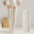 thumbnail image 1 of Outfmvch leg warmers Thigh High Socks for Women Knit Long Over the Knee Socks Knee High Socks Gifts knee high leg warmers Khaki One Size, 1 of 4