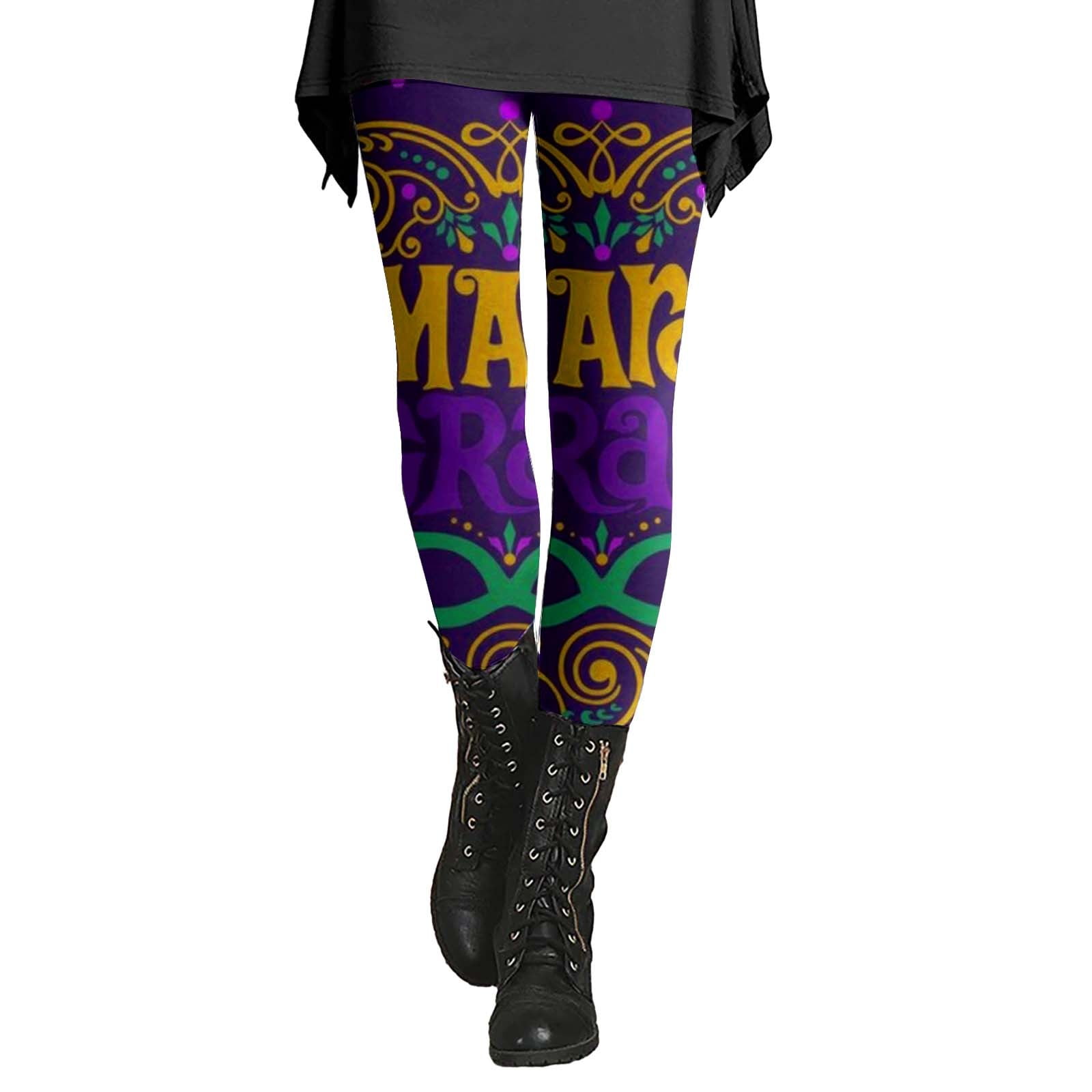 Mardi Gras Leggings