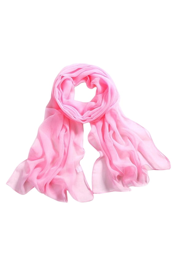 scarf for women scarves for women lightweight rave scarf summer shawl sheer shawl Womens Solid Color Chiffon Silk Scarf Candy Color Scarf E One Size