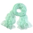 thumbnail image 1 of Outfmvch scarf for women scarves for women lightweight rave scarf summer shawl sheer shawl Womens Solid Color Chiffon Silk Scarf Candy Color Scarf F One Size, 1 of 3
