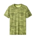 thumbnail image 1 of Outfmvch t shirts for men Summer Casual T-shirt Fitness Sport Fast-Dry Breathable womens tops polo shirts for men Green, 1 of 5