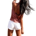 thumbnail image 1 of Outfmvch tank top for women Yoga Activewear Backless Fitness Racerback Tank Shirts womens tops crop tops Pink, 1 of 9