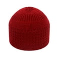 thumbnail image 1 of Outfmvch turbans for women skull cap head wraps for women Apparel Caps For Men & With Knit Breathable Cotton Beanie Kufi Skully Caps Chemo Headwear for Women Sweat Headbands for Women Red One Size, 1 of 5