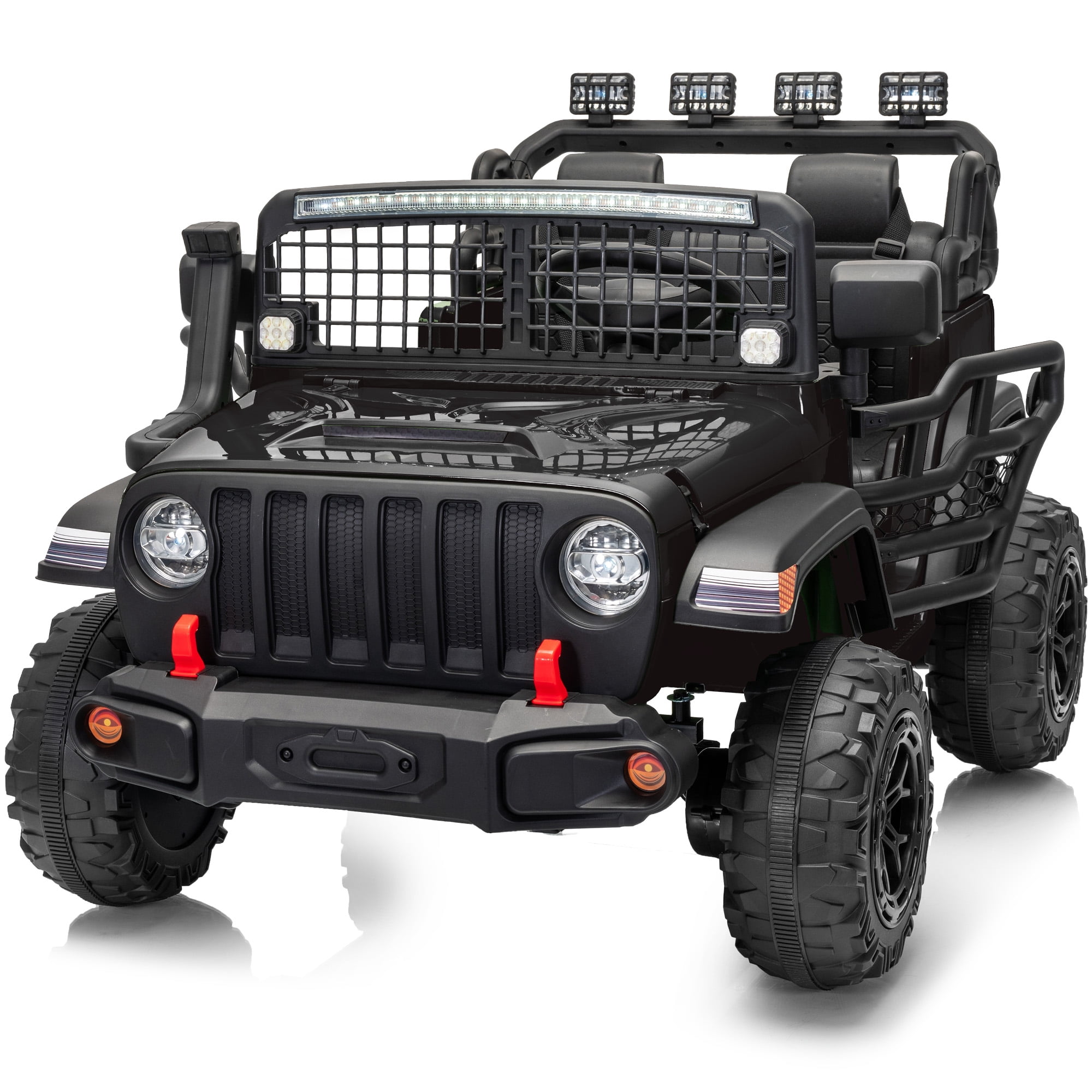 Walmart Ride Outfunny 12V 7Ah Kids Ride on Truck, 2 Seater Electric Ride on Toys Car ...