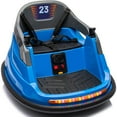 thumbnail image 1 of Outfunny 12V Bumper Car for Kids, Ride on Toys Bumper Car for Toddlers with Remote & Music - Blue, 1 of 10