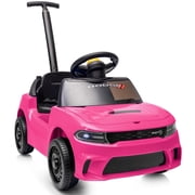Licensed Dodge SRT Push Car with Handle, Ride on Toys for Toddlers Ages 1 3,Pink