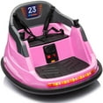 thumbnail image 1 of Outfunny 12V Bumper Car for Kids, Ride on Toys Bumper Car for Toddlers with Remote & Music - Light Pink, 1 of 10