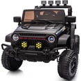 thumbnail image 1 of Outfunny 24V Kids Ride on Toy, Ride on Truck Electric Car for Kids with Remote Control, Bluetooth, Black, 1 of 9