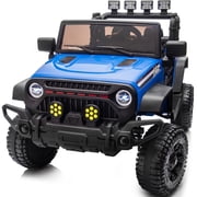 Outfunny 24V Kids Ride on Toy, Ride on Truck Electric Car for Kids with Remote Control, Bluetooth, Blue