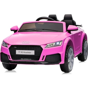 Outfunny Electric Car for Kids, Licensed Audi 6V Ride on Toy Car for Toddlers with Remote, Bluetooth - Pink