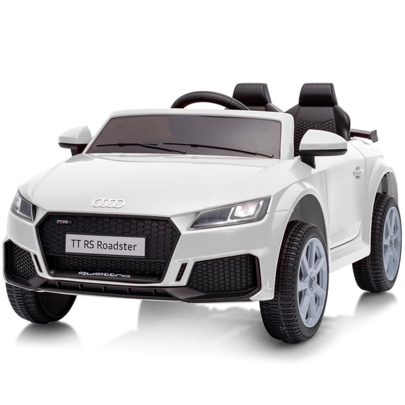 Licensed Audi 6V Electric Car for Kids, , Toddler Ride on Toy Car with Remote & Bluetooth,White