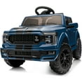 thumbnail image 1 of Outfunny Kids Ride on Car, Licensed Ford-Shelby F-150 12V Ride on Toy Truck for Toddlers with Remote, Trunk - Blue, 1 of 9