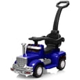 thumbnail image 1 of Outfunny Toddler Ride on Toys, 3 in 1 Push Car for Toddlers Aged 1-3 with Handle, Blue, 1 of 8