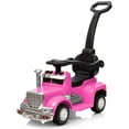 thumbnail image 1 of Outfunny Toddler Ride on Toys, 3 in 1 Push Car for Toddlers Aged 1-3 with Handle, Hot Pink, 1 of 8
