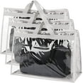 thumbnail image 1 of Outgeek 3PCS Purse Storage Bag Organization Purse Dust Bag Organizer Clear Plastic Lightweight Protective Waterproof Handbag Protector, 1 of 17