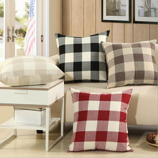 Walmart plaid pillows hotsell
