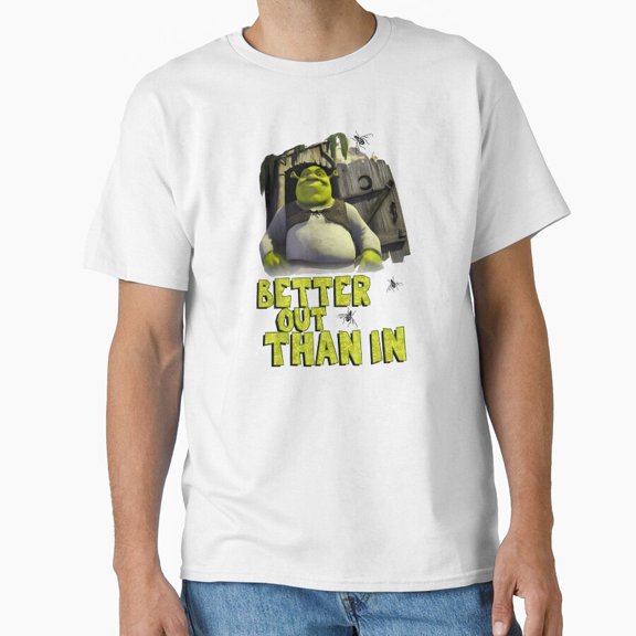 Outhouse Better Out Than In Swamp Ogre Bathroom Routine T-Shirt