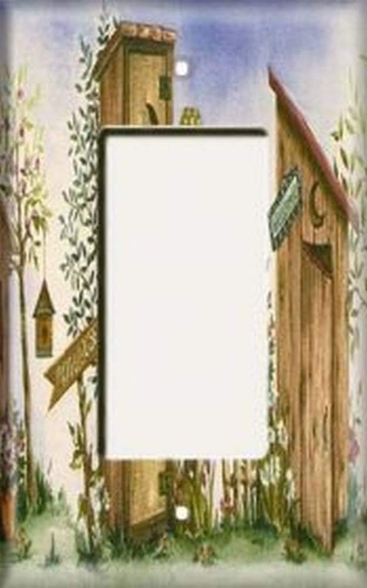 Outhouse Decorative Rocker Switch Cover - Fits Decora Outlets and GFCI ...