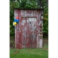 thumbnail image 1 of Outhouse shed in a garden Marion County Illinois USA Poster Print, 1 of 2