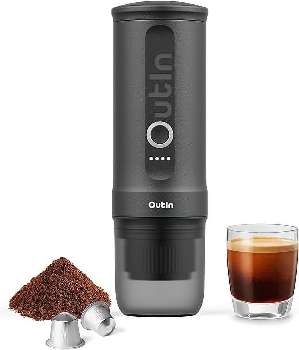 New Outin Nano Portable Electric Espresso Machine Car Coffee Maker