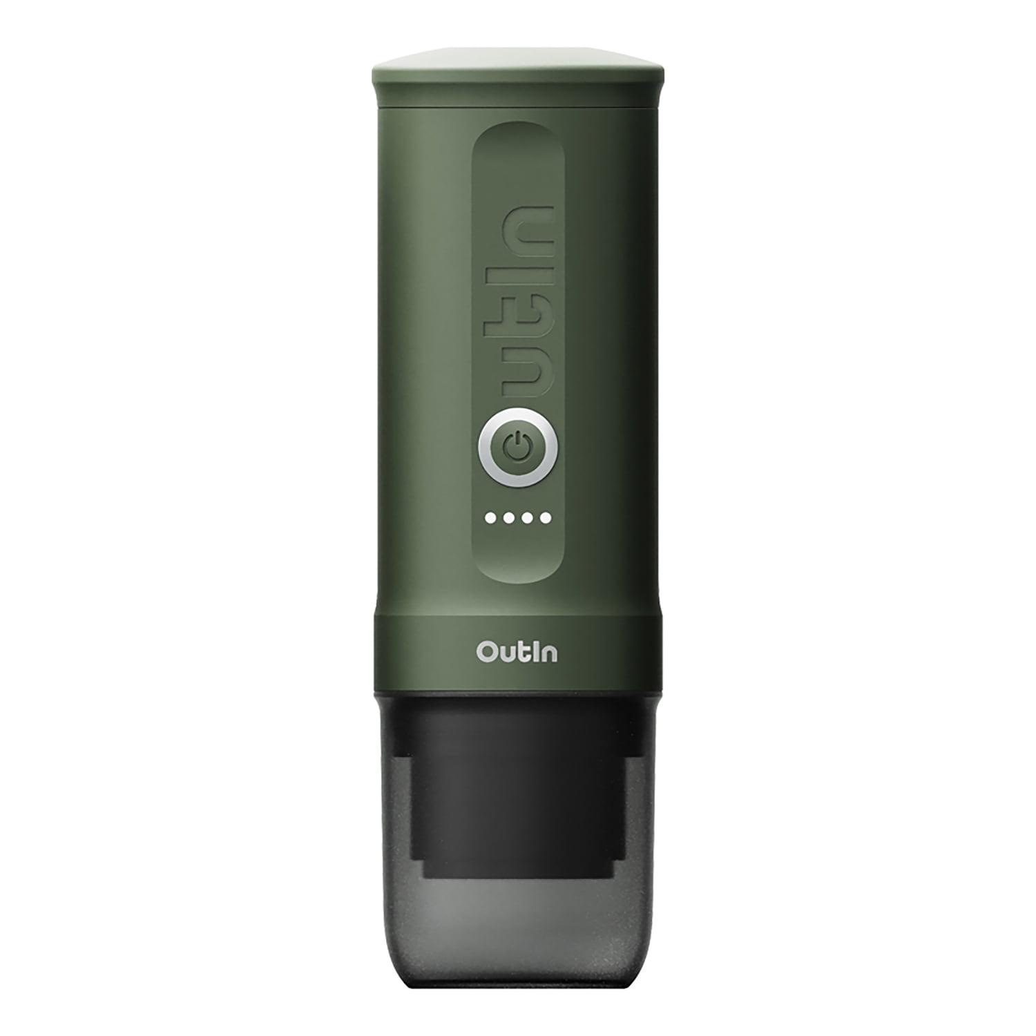Forest Green Portable Electric Espresso Machine with Grinder