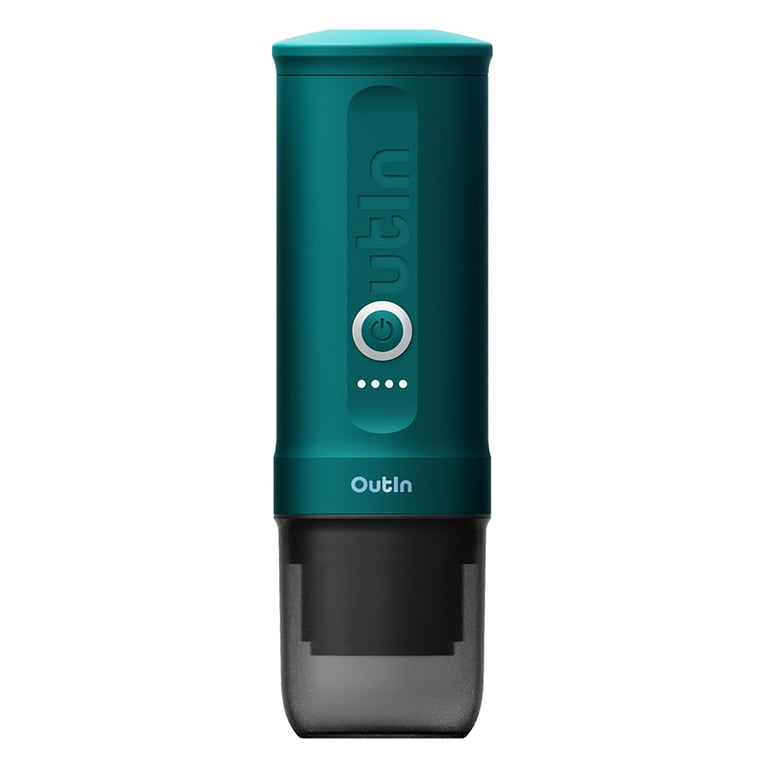 OUTIN, Nano Portable Electric Espresso Machine, OTEM-01-TEAL, Teal