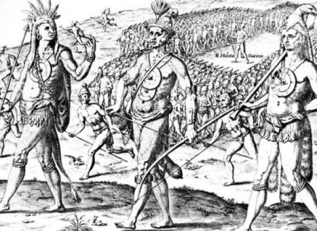 Outinas military forces when meeting his opponents were organized in regular ranks like an army Canvas Art -  (18 x 24)