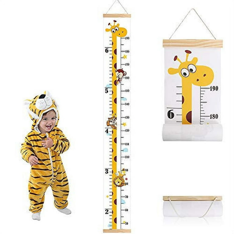 Growth Chart For Kids, Height Chart For Kids/boys/girls/ , Wooden,  Removable Growth Height Chart, Wall Room Decor X
