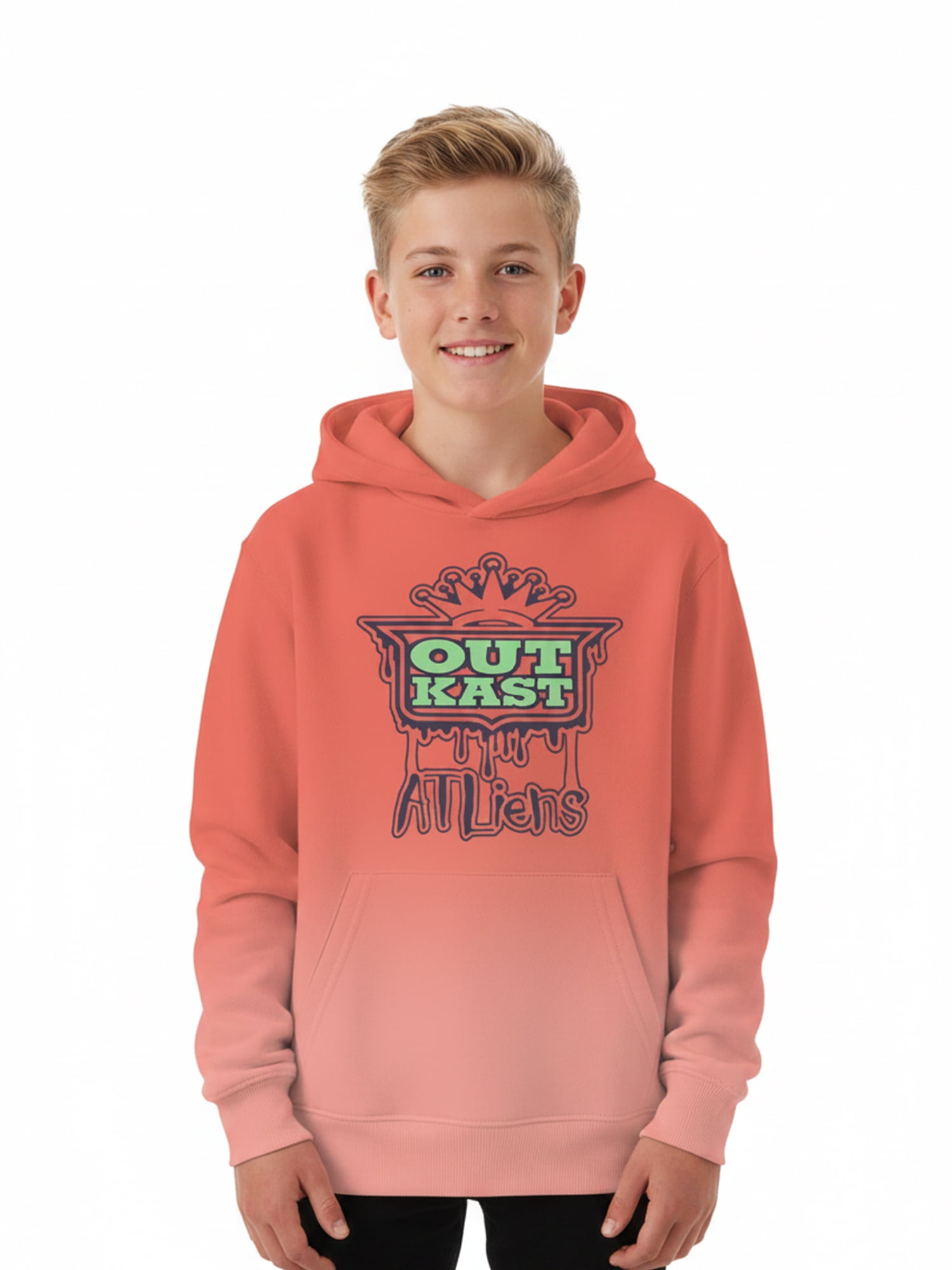 Outkast, Boys' & Big Boys' Elevated Graphic Hoodie, Sizes 4-18