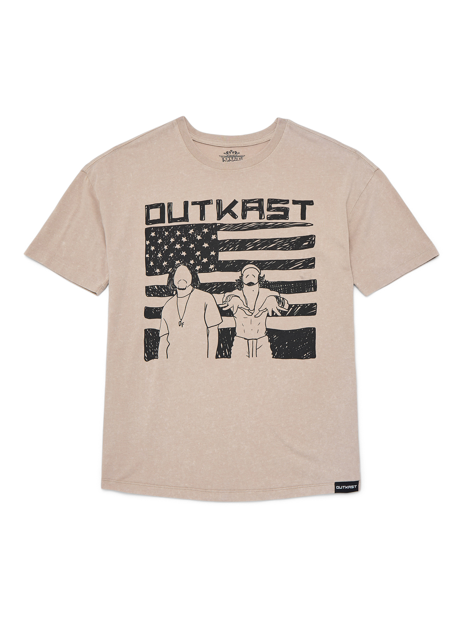Outkast, Boys' Mineral Wash Graphic T-Shirt, Sizes 4-18